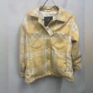 Yellow Hollister Shacket New w/tags